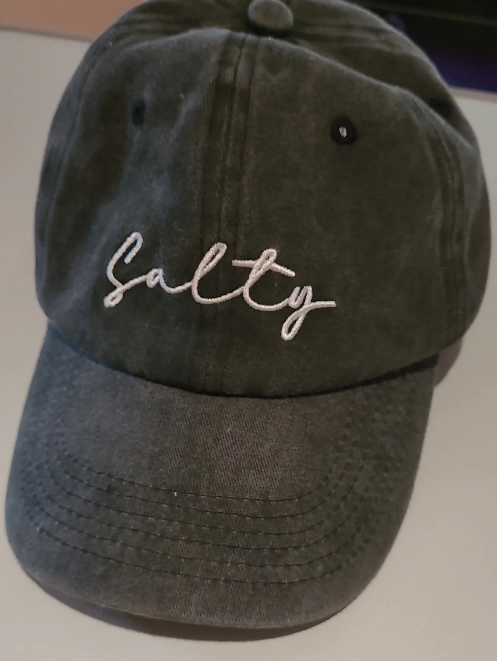 Black With White Lettering,